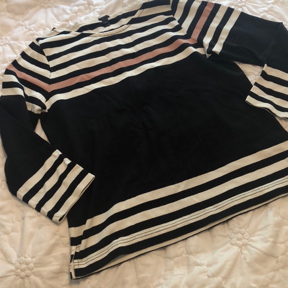J. Crew NWOT Summer Stripe Top - Picture 2 of 5
